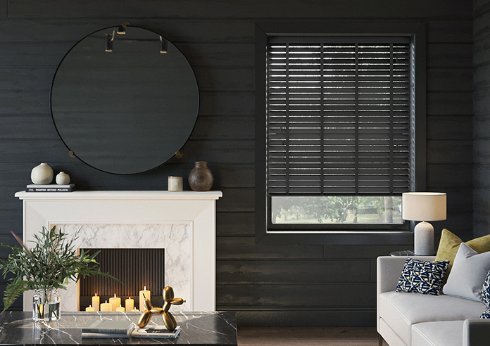 Ecowood Deluxe, True Black Satin - Venetian Blind - Image 3